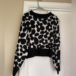 H&M Divided Floral Sweater
